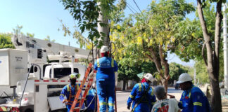 Air-e reforzó capacidad operativa para la atención de daños