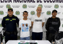 Policía capturó a dos extorsionistas de ‘Los Pachenas’ en Santa Marta