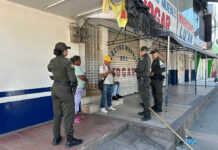 Comercio de Fundación cerró por falso panfleto amenazante
