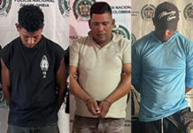 Tres capturados con combustible, droga y munición en el Magdalena
