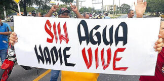 ¡La ciudad estalla, la gente tiene sed!