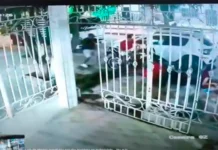 Cámara de seguridad captó atraco a una casa