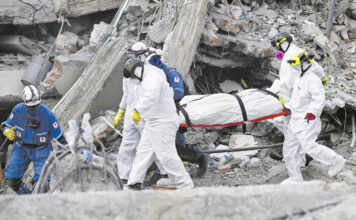 Siguen las labores de búsqueda, de los desaparecidos y remoción de escombros