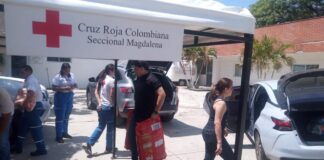 Cruz Roja Seccional Magdalena dispone centro de acopio en apoyo a afectados por terremoto