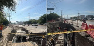 Continúa el cierre de un carril por obras del Intercambiador Vial de La Piragua