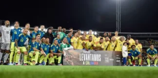 Las leyendas del fútbol colombiano se unieron en el partido ‘Levantamos a Colombia’: resumen y goles