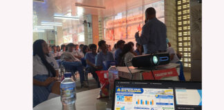 Sensibilizan a estudiantes de la I.E.D El Líbano 2000 en seguridad vial
