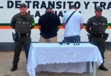 Dos capturados con arma y proveedores
