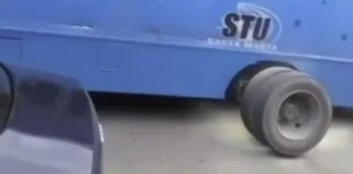 ¡Susto en el Ziruma! A buseta de servicio público se le desprendió una llanta trasera