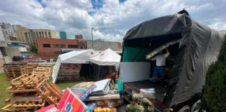 Llegan a Manizales las 10 toneladas de ayuda humanitaria enviadas desde Santa Marta