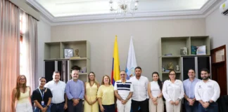Alcalde Pinedo y The Ocean Cleanup revisaron acciones para reducir la contaminación de los ríos Manzanares y Gaira