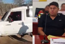 Herido concejal en atentado a un vehículo de pasajeros