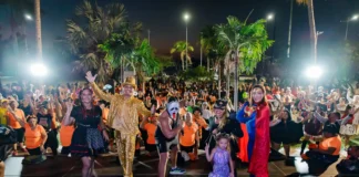 Mega Rumba de Halloween llenó de música y color el Palacio Tayrona